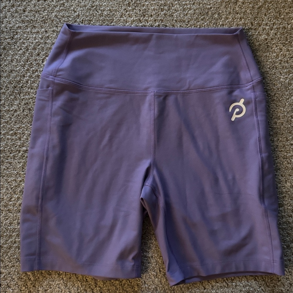 Peloton Cadent High Rise Pocket Bike Short 7 “ - Purple Haze - Picture 4 of 6